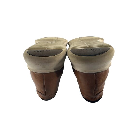 Cole Haan Mens Grand OS Size 9 M Brown Leather Wingtip Oxfords Comfort Shoes - Picture 7 of 9